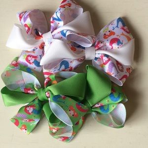 BOGO 2/$7 Bows Free Pk Ponytail Holders